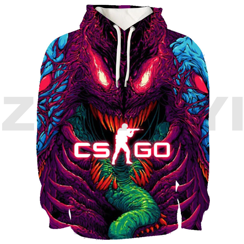 hoodie homem streetwear crianças counter strike unisex