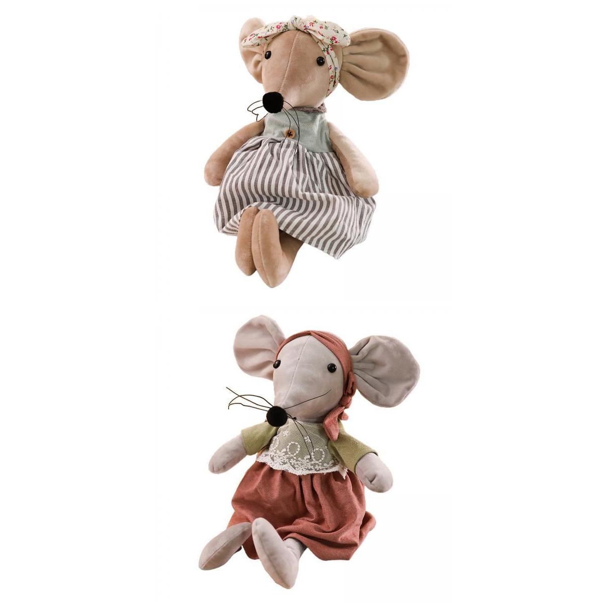 2-4pc Cute Plush Toys Stuffed Mouse Dolls Soft PP Cotton Baby Kids New Year Gift