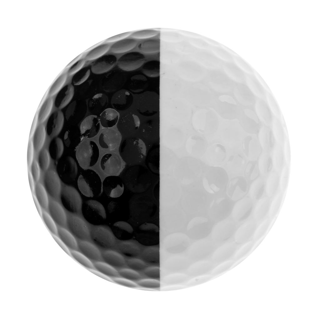 MagiDeal Professional Golf Ball - Golf Training Soft Balls - Practice Ball Black and White