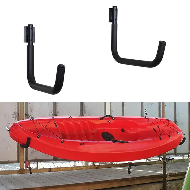 2 Pieces Kayak Storage Hooks Garage Canoe Carrier Rack Surfboard Wall  Mounted Bracket Paddle Holder Organizer Accessories - Boat Accessories -  AliExpress
