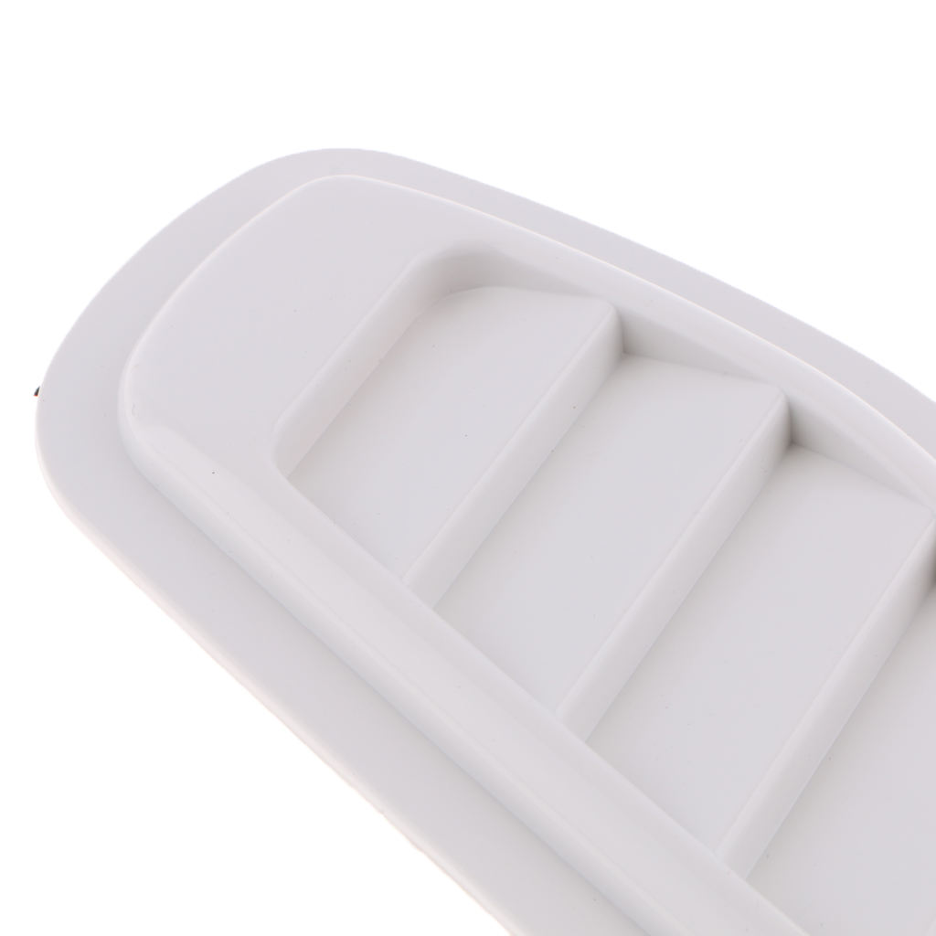 2Pcs Car Decorative Air Flow Intake Hood Scoop Bonnet Vent Cover Trim