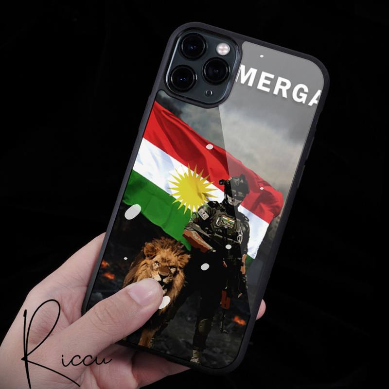 wholesale Kurdistan Flag Phone Case Rubber for iPhone 12 11 Pro Max XS 8 7 6 6S Plus X 5S SE 2020 XR 12Mini case iphone 8 plus waterproof case