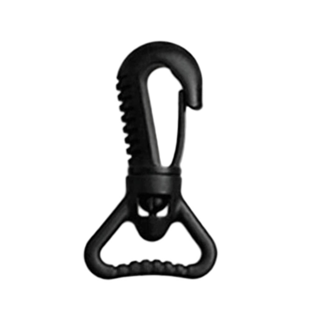10 Pieces Scuba Diving Dive Plastic Swivel Spring Snap Hook Clip Fits 25mm/1 inch Webbing Strap Lanyard Accessories