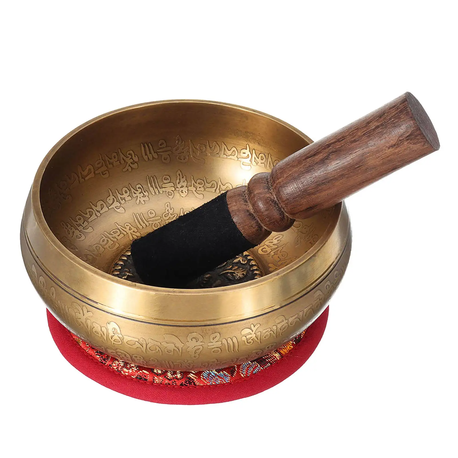 Nepal handmade Tibet Buddha sound bowl Yoga Meditation Chanting Bowl Brass Handicraft music therapy Tibetan Singing Bowl