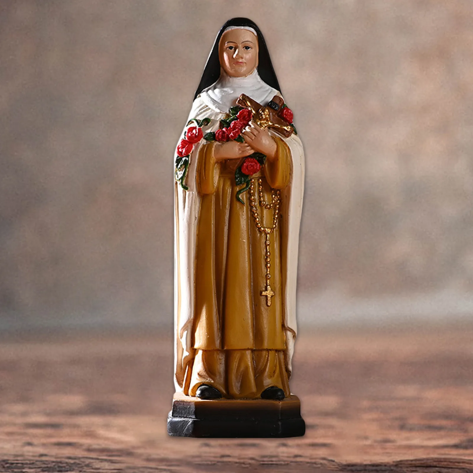 21cm Religious Display Virgin Mary Statue Resin Figurine Sculpture Figure Crafts for Christian Church