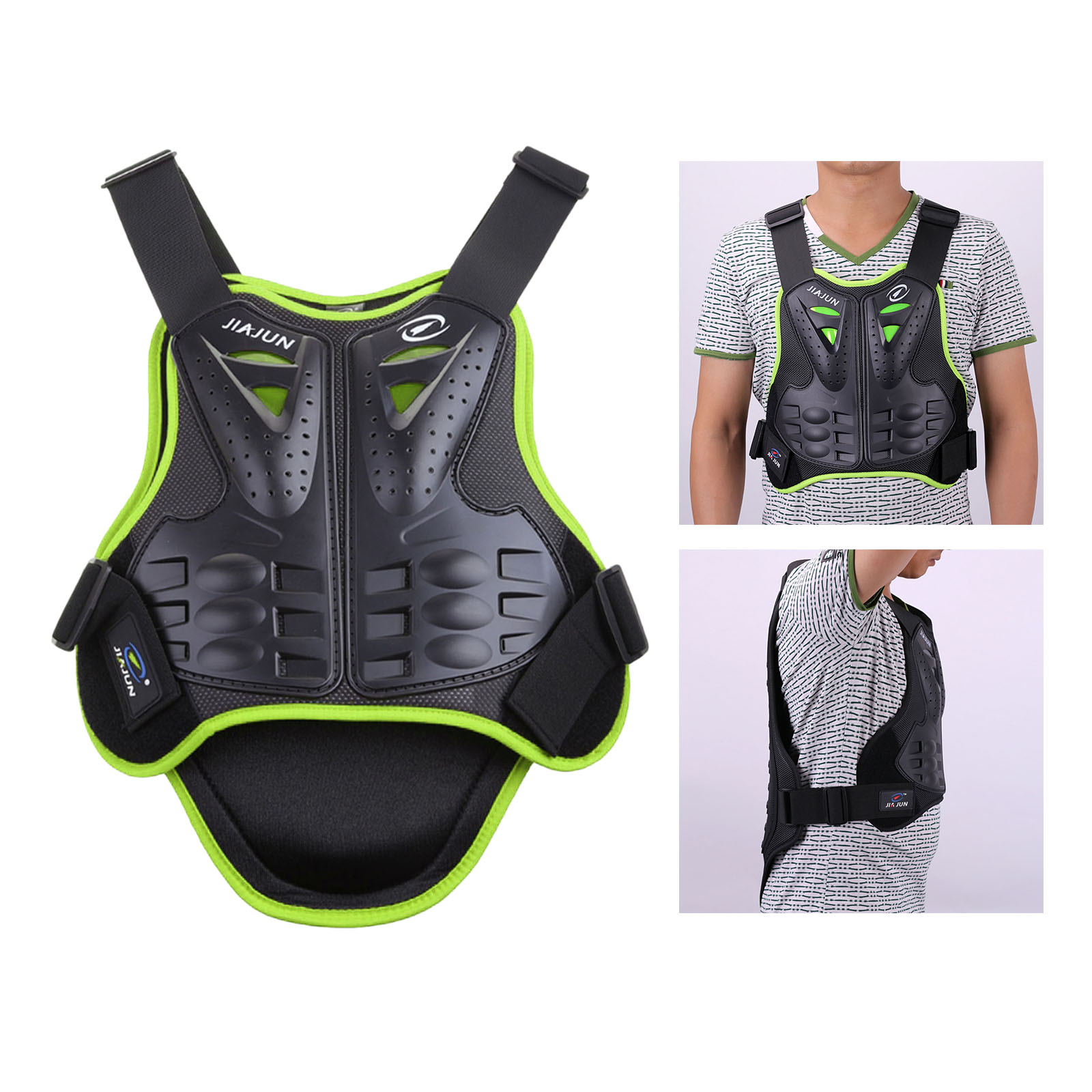 Motorcycle Protection Vest Spine Chest Protection Protective Gear for Motocross Snowboarding Mens Adult