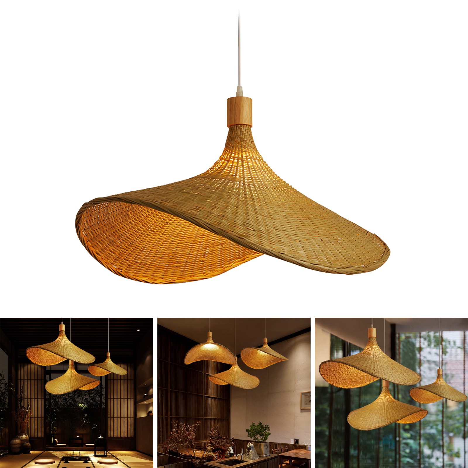 Woven Pendant Ceiling Light Kitchen 