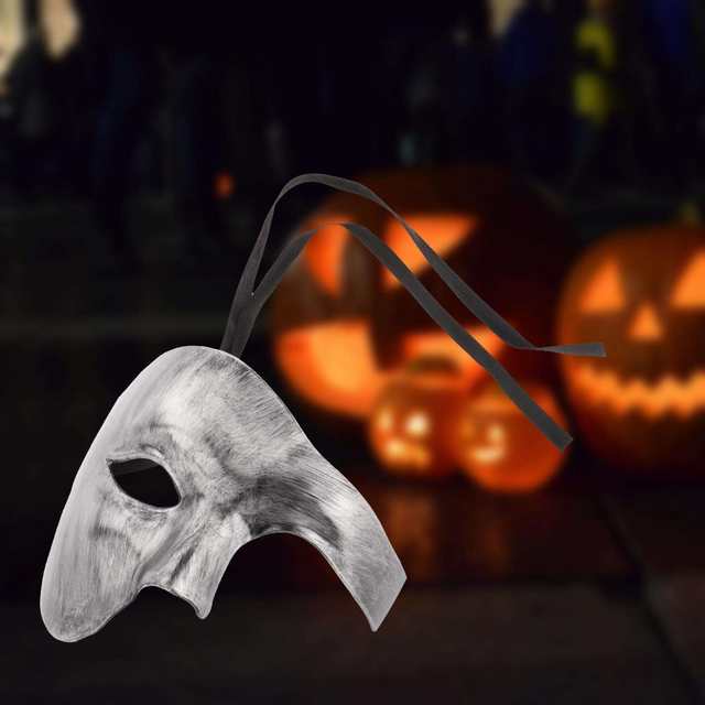 1/2 Half-face Permanently Unisex Masquerade Masks Adult Children Vintage Art Costume Women Stage Club Fantastic  Christmas