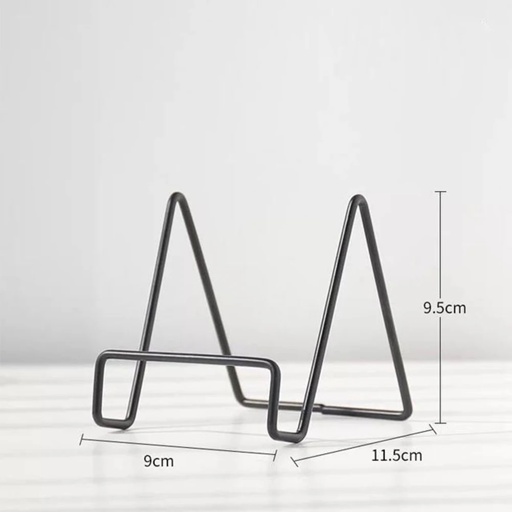 Easel Display Picture Frame Portable Metal Wire Magazine Holder Plate Stand 
