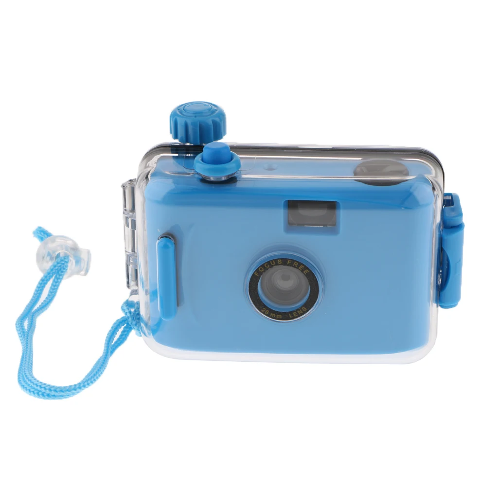 35mm Underwater Film Camera with Housing for Diving, Snorkeling (16