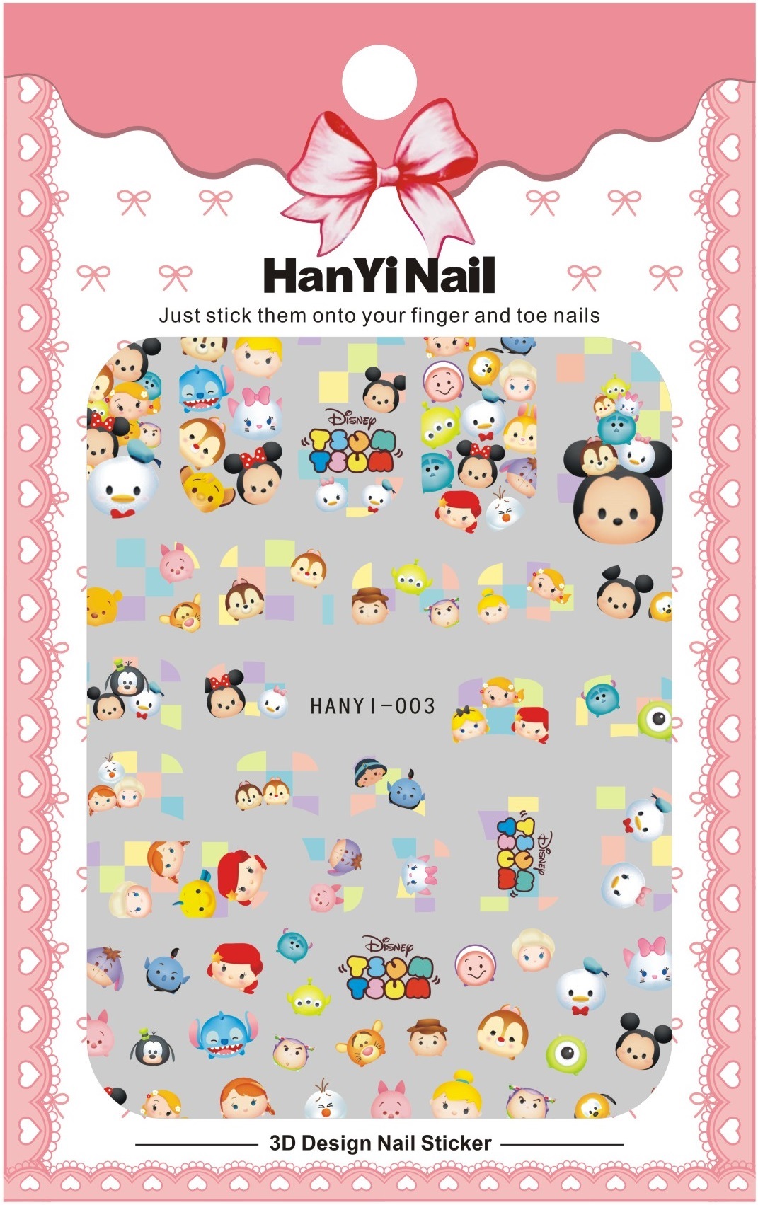 Best of 1PCS Disney Cartoon Anime Mickey Mouse Donald Duck Snow White Nail Sticker Stitch Winnie The Pooh Nail Slider Nail Beauty Reviews & Tips - Image 3