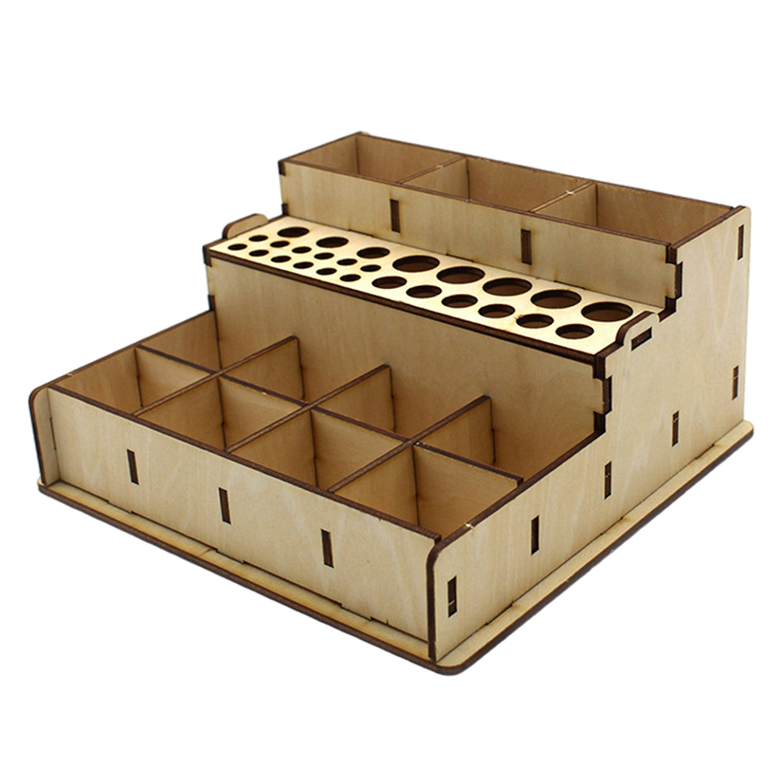 1pc Quality Wooden Model Paint Rack Stand Pigment Ink Bottle Paints Tool Holder for Art Tools