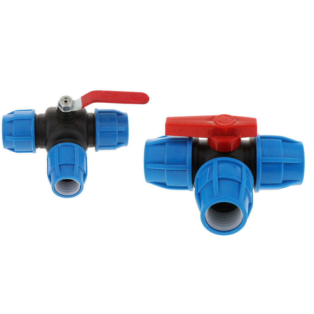 PPR/ PE/ PVC Push Fittings with Valve Tube Tee Union Pneumatic Push in Fitting Pipe Fittings Push Fittings Kit