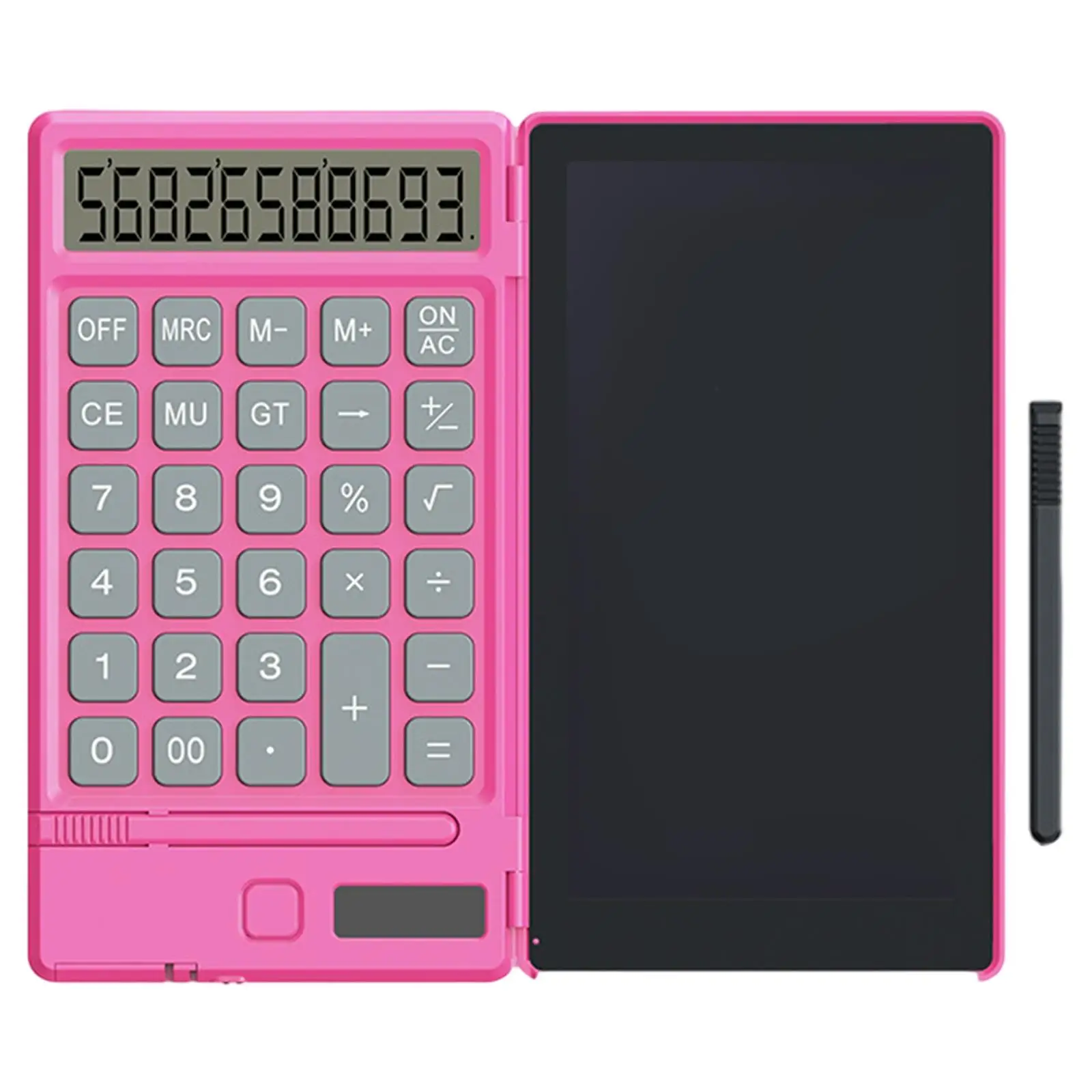 Calculator Writing Tablet Handwriting Board Solar and Battery Dual Power Notepad Desktop Calculators for Electronic Drawing Work