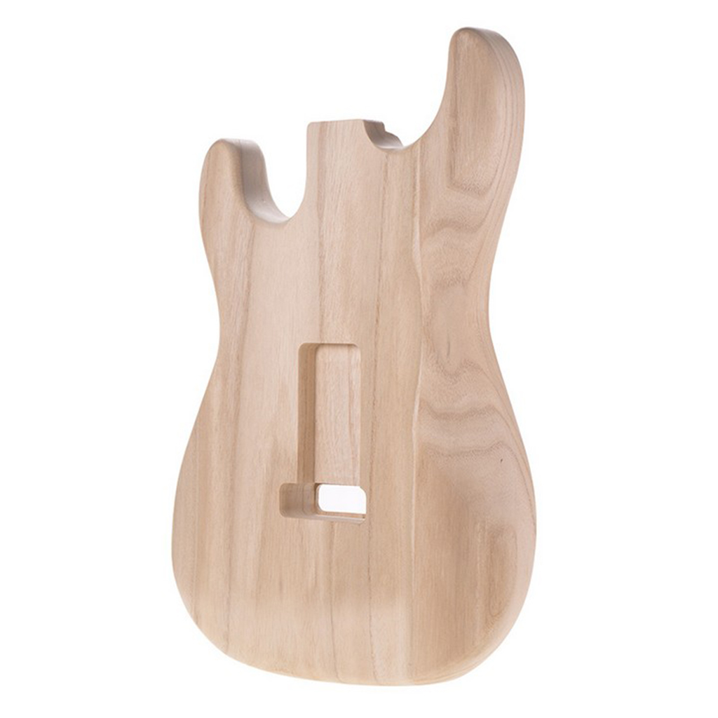 Unfinished Handcraft Guitar Wood Body Barrel Material for ST Guitar 