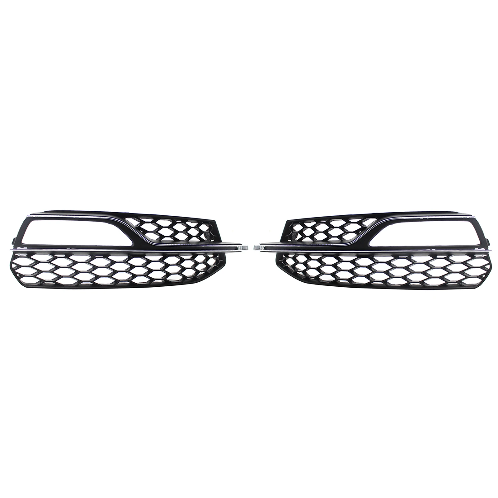 2x Honeycomb Front Bumper Fog Light Grilles fits Audi A3 S3 13-17 Dust-proof