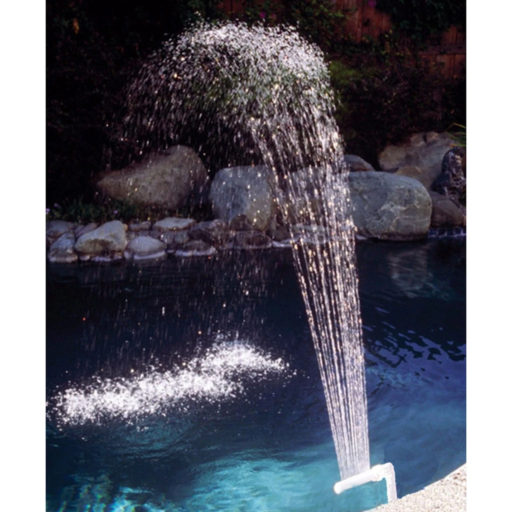 Adjustable Pool Waterfall Fountain  Water Feature Spray Decoration Swimming Pool Water