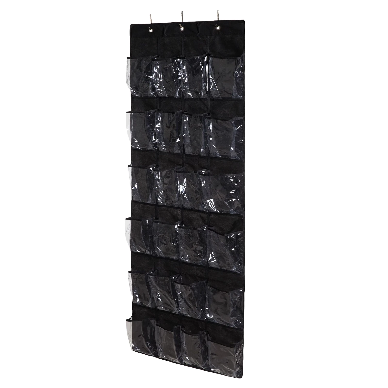 24 Pockets Over The Door Behind Shoe Organizer Rack Hanging Organizers Space Saver Rack Hanging Storage Hanger