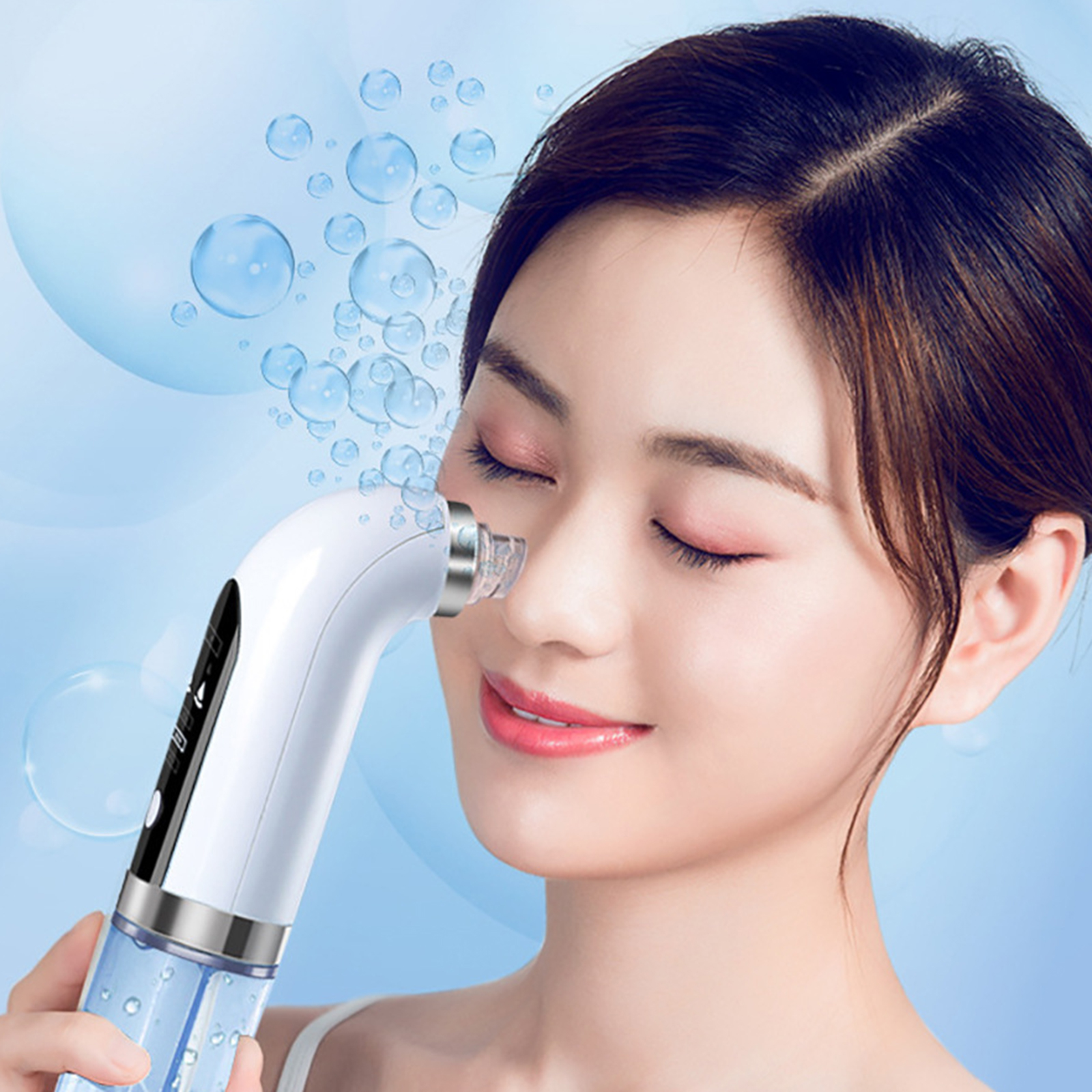 Small Bubble Electric Vacuum Cleaner Acne Blackhead Remover Beauty Device