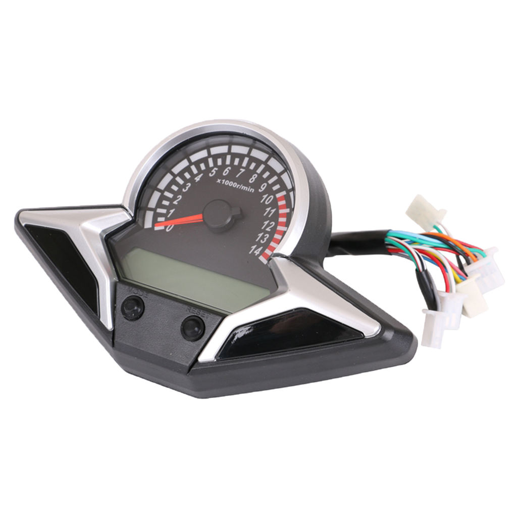 23mm LCD Digital Tacho Tachometer Adjustable Waterproof LCD Digital
