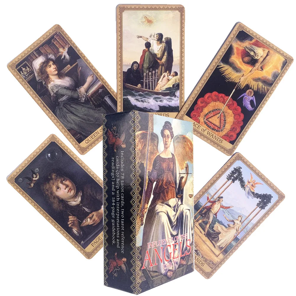 New Arrival Influence of The Angels Tarot Card Divination Witchcraft Supplies Occult Psychic Card Games Alchemy Divination