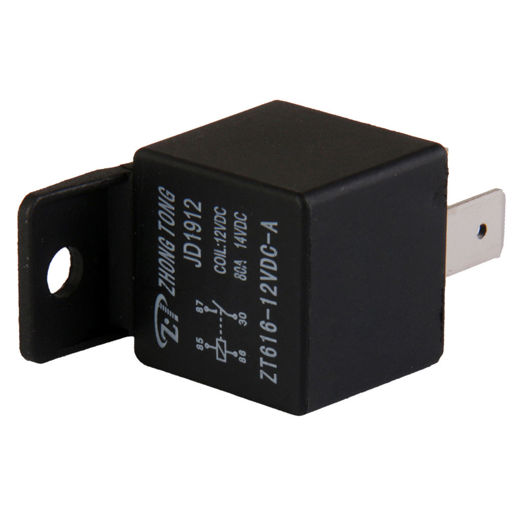 Car Truck Auto Automotive DC 12V 80A 80 AMP SPST Relay Relays 4 Pin Domelight Supervision Trunk Release Polarity Change