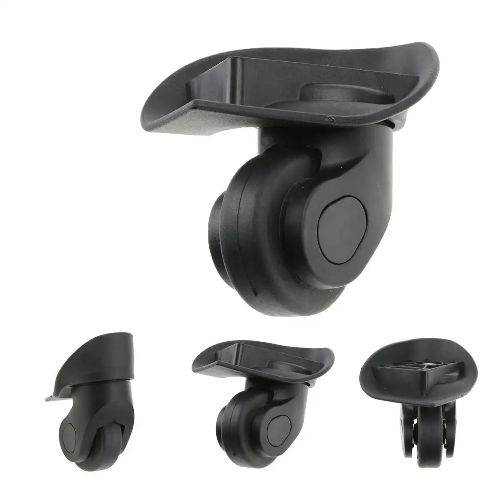 4 Pieces A20 Suitcase Luggage Mute Wheels Replacement Casters for Trolley Black 4 Pieces A20 Suitcase Luggage Mute Wheels Replacement Casters for Trolley Black