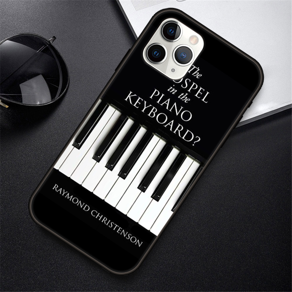 cheap iphone xr cases Phone Case For IPhone 12 Mini 11 Pro XR X MAX SE XS 5 6 6S 7 8 E Plus Black Cover Waterproof Silicone Shell piano guitar music cheap iphone 11 cases