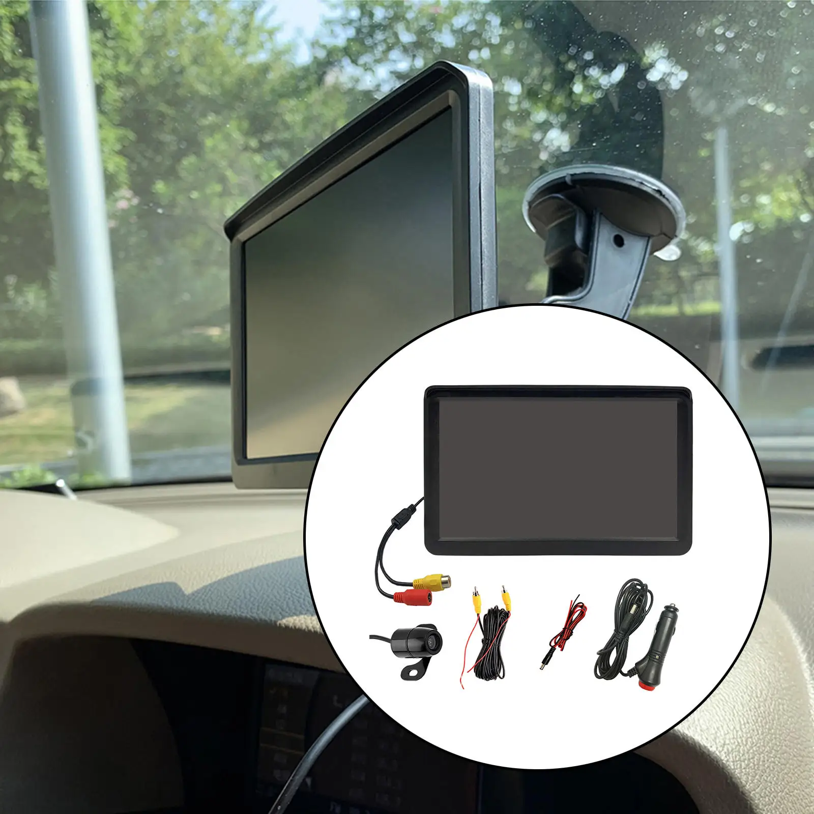 Rear View Car Monitor LCD 7