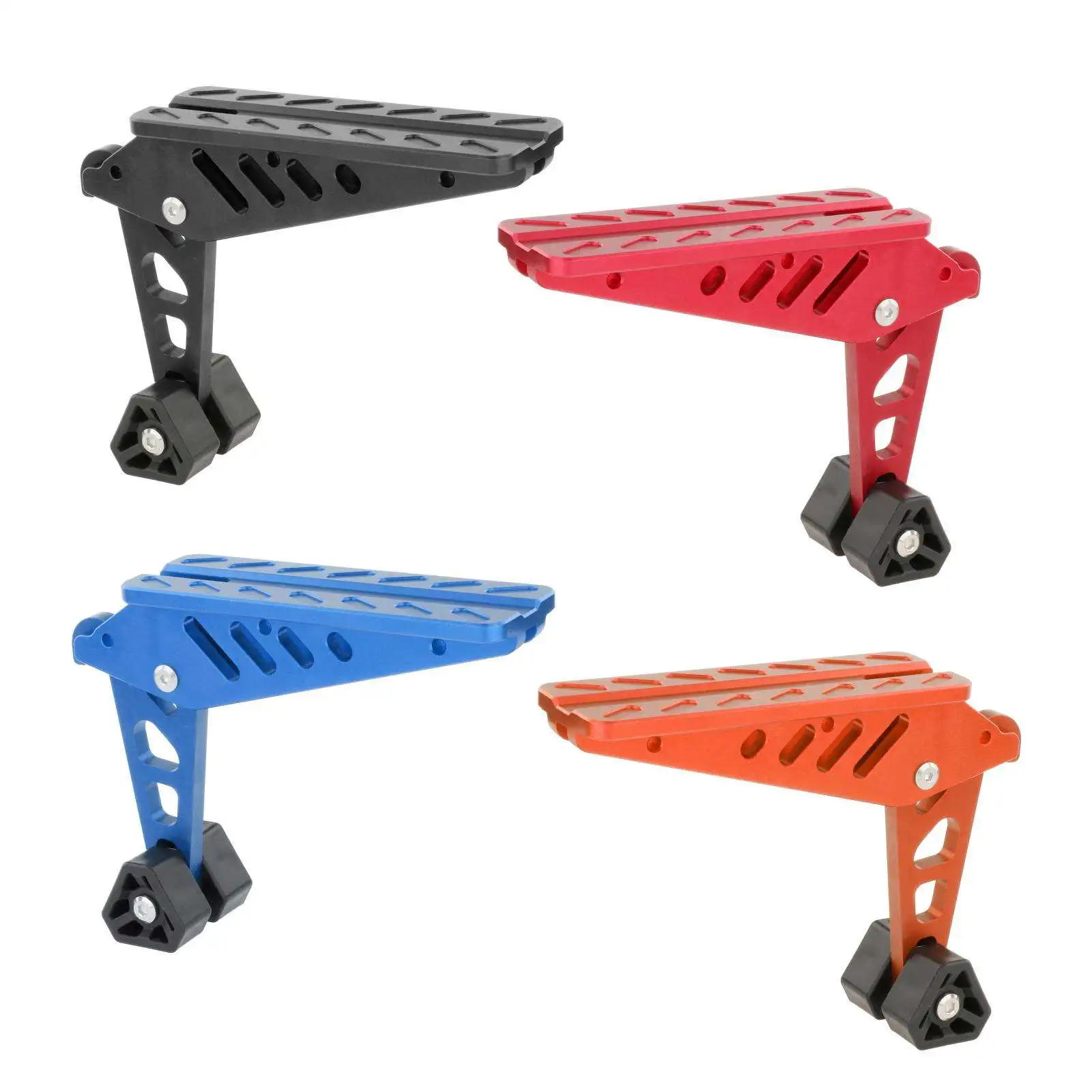 Car Door Step Exterior Unil Foldable Standing Pedal Pedal Ladder Fit for SUV Roof Rack Hiking