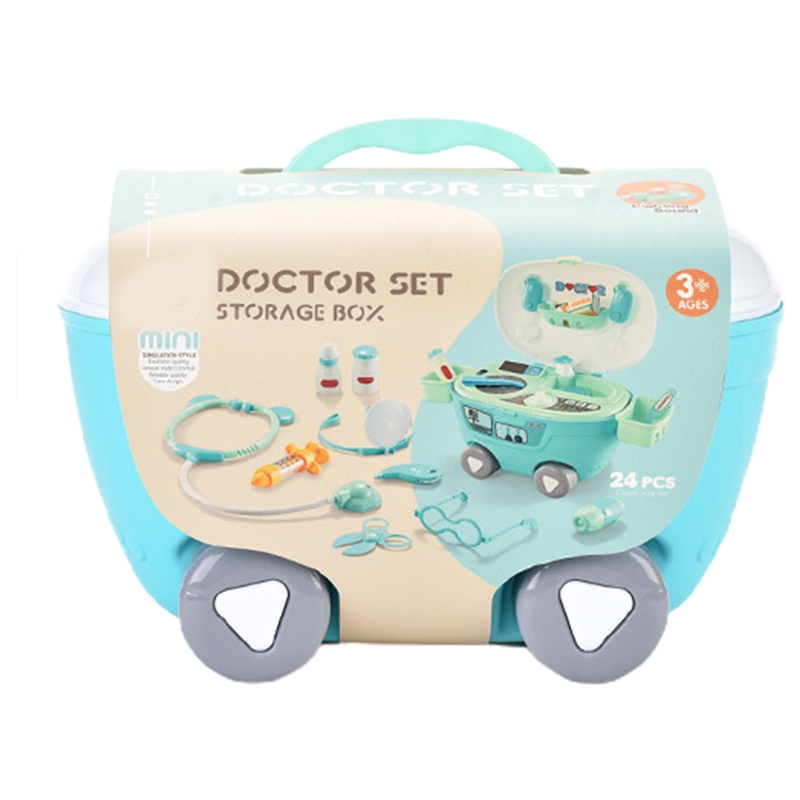 Conjunto com Estetoscópio para Crianças Doutor Role Play Traje Vestir-se Fingir Jogar Brinquedo Crianças Kit T5ec 12 Cheap Brinquedos médicos