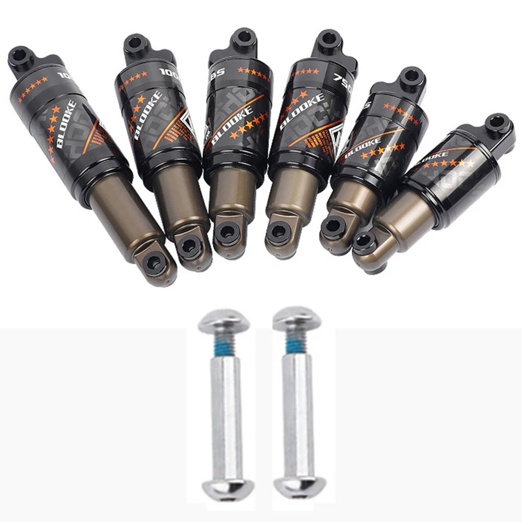 Bike Rear Shock Absorber 120mm 125mm 150mm 165mm 190mm Mountain Bicycle Damping Shocks Cycling Shocking Accessories Absorber