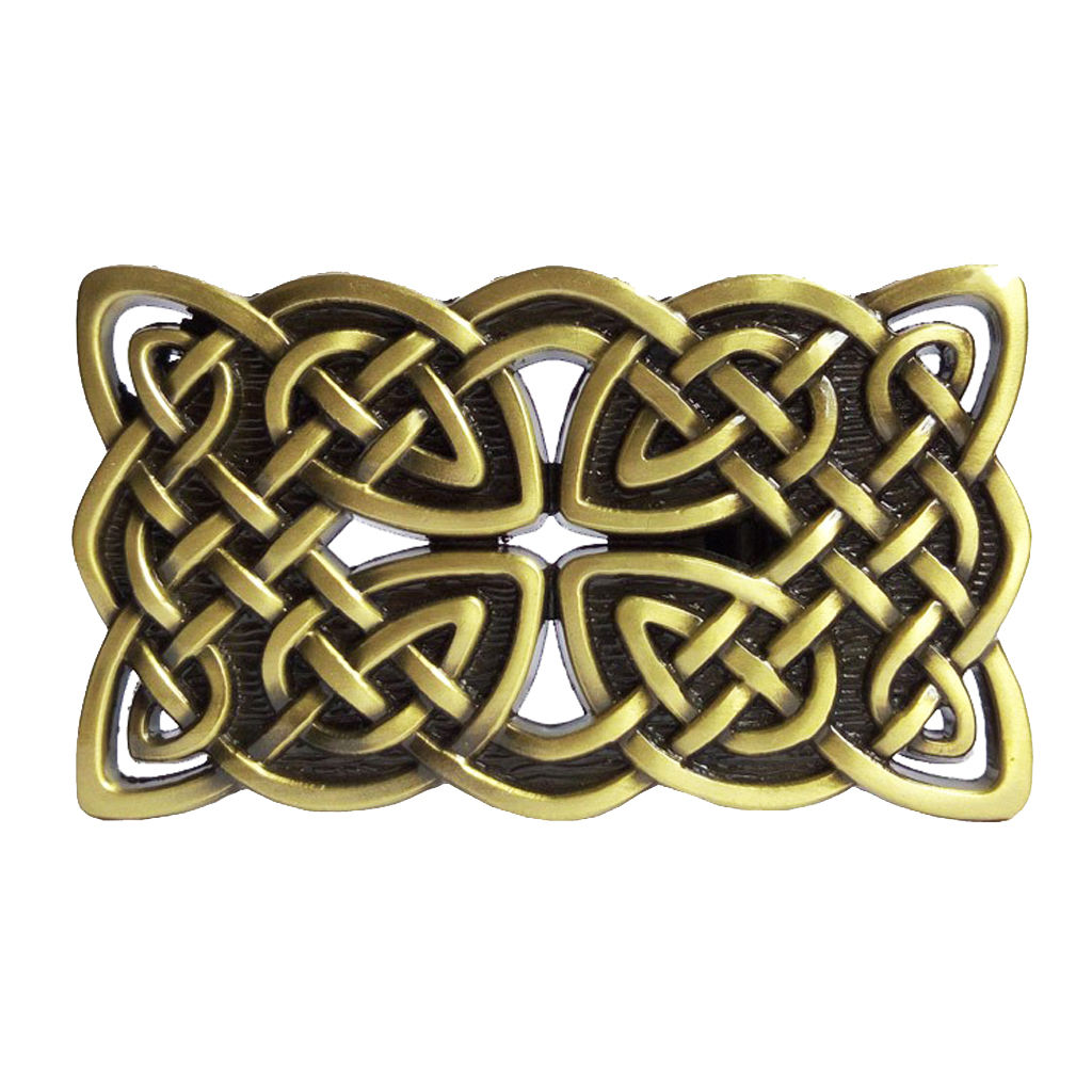 Men Belt Buckles 3D Punk Clothing Accessories - Retro Bronze