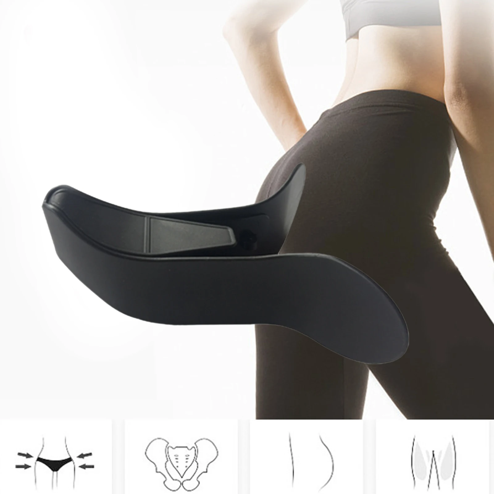 Hip Trainer Clip Pelvic Floor Muscle Inner Thigh Buttock Exerciser Tool