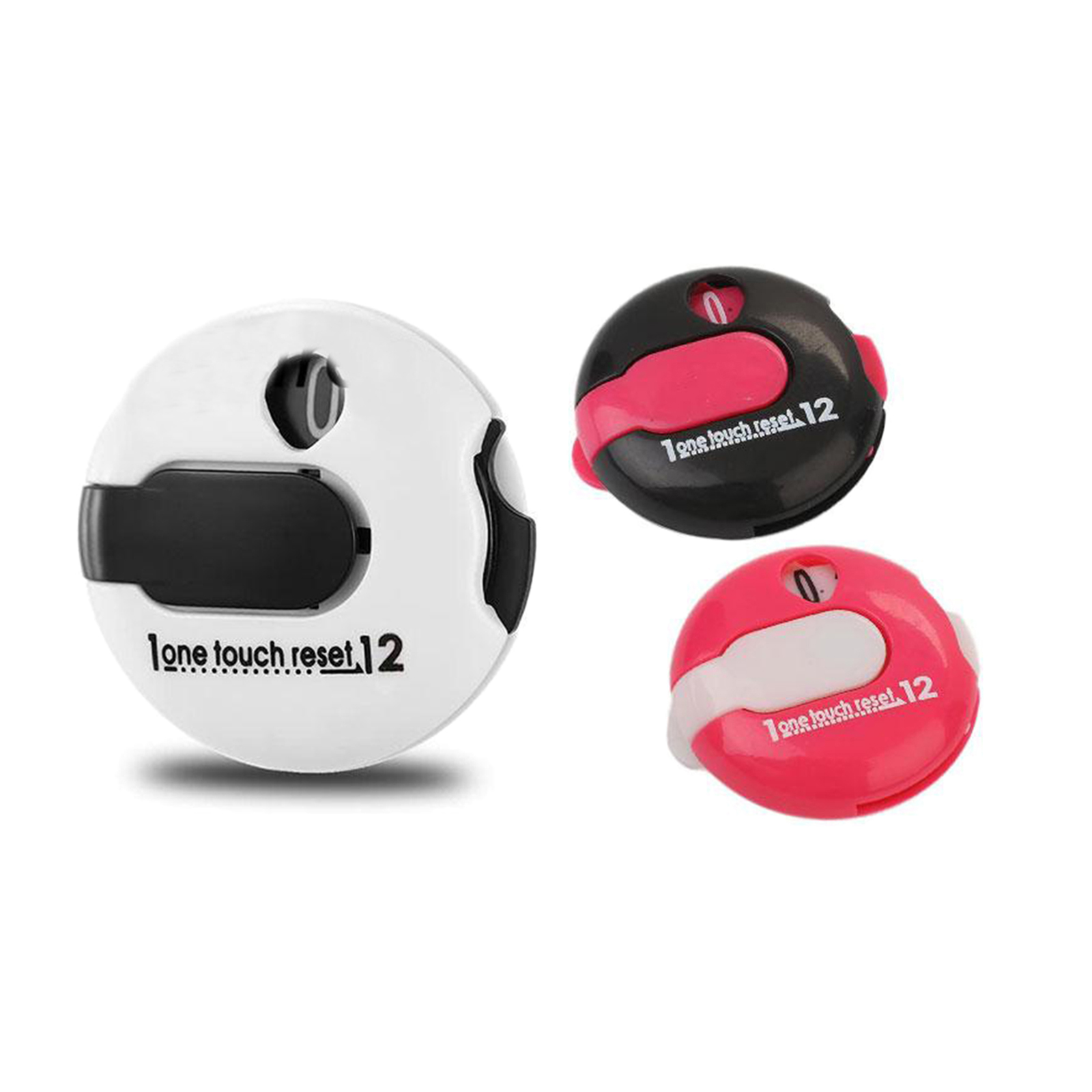 Durable Mini Golf Stroke Counter Clip-on One Touch Reset Score Scoring Counting Tool 12 Shots Scorekeeper