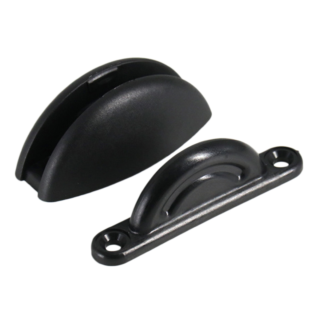 Door Catch Stopper Latch Cupboard RV Sail Motorhome Cargo Trailer Black