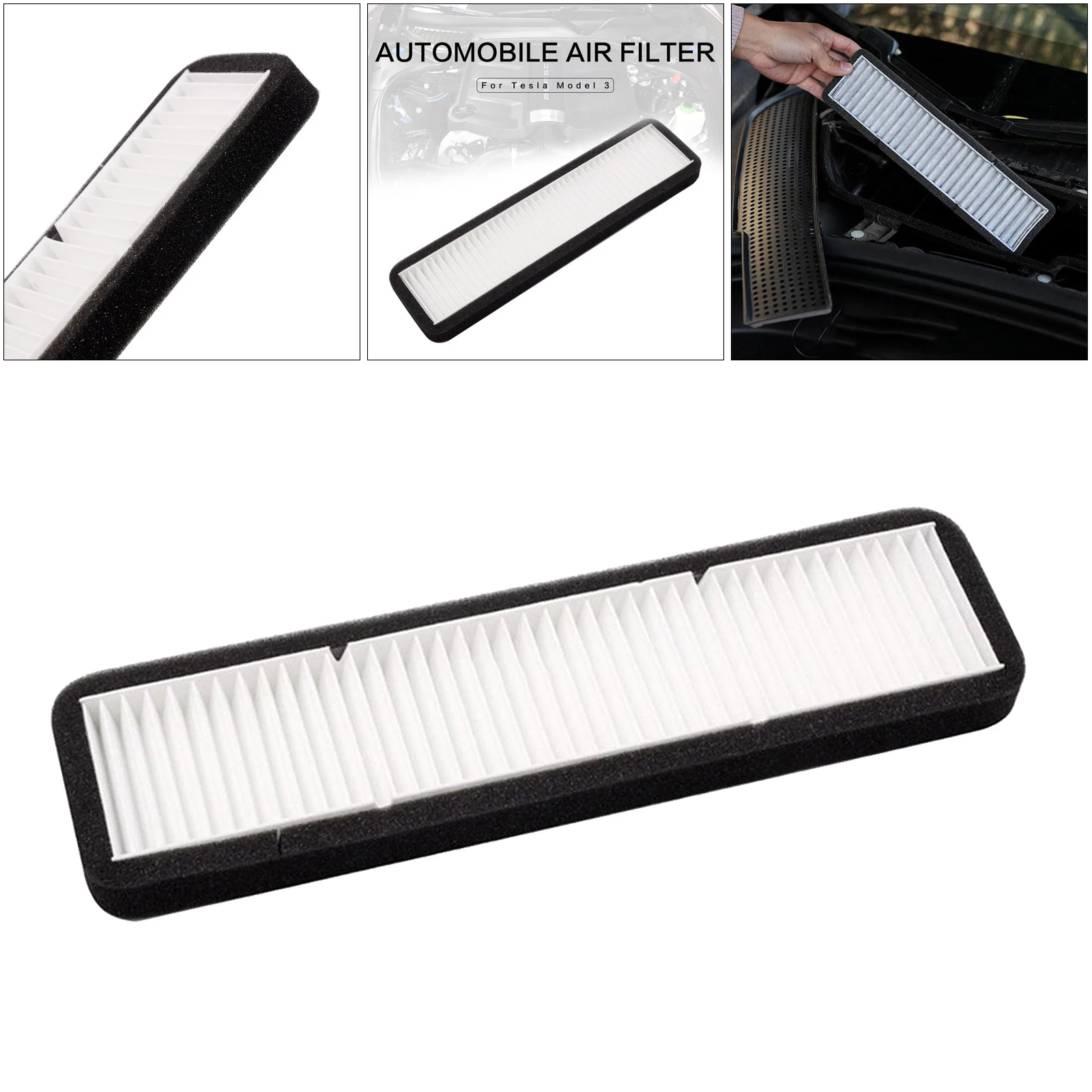Applicable Air Conditioning Filter Conversion Activated Carbon Effective Blocking PM2.5 For Tesla Model 3 Accessories