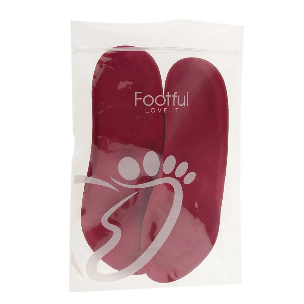 Perfect 3/4 Velvet Fabric Insoles Cushion Arch Support Pads Foot 