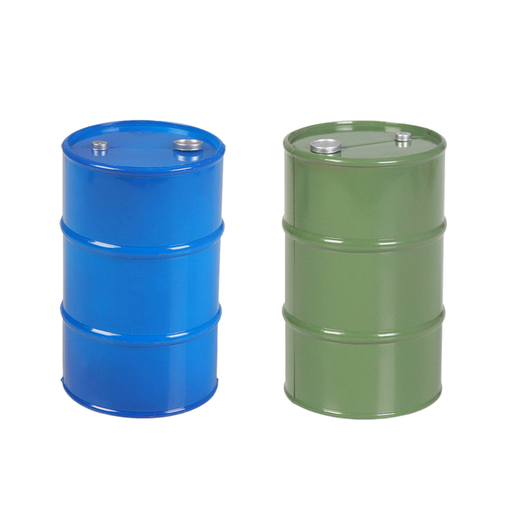 Plastic Oil Drum for 1/10 Remote Control Model Rock Crawler Car DIY Accessory