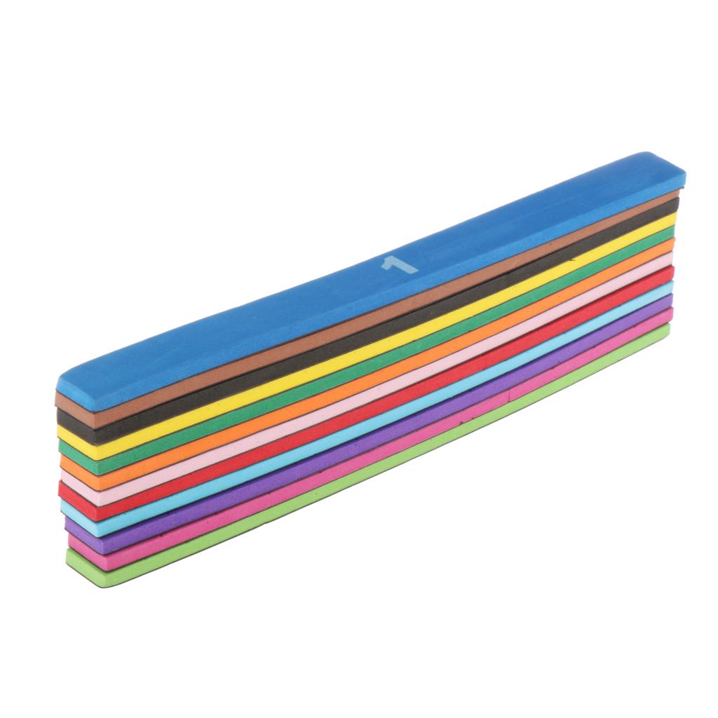 83x Magnetic Rainbow Fraction Tiles Math Montessori Learning Educational Toys