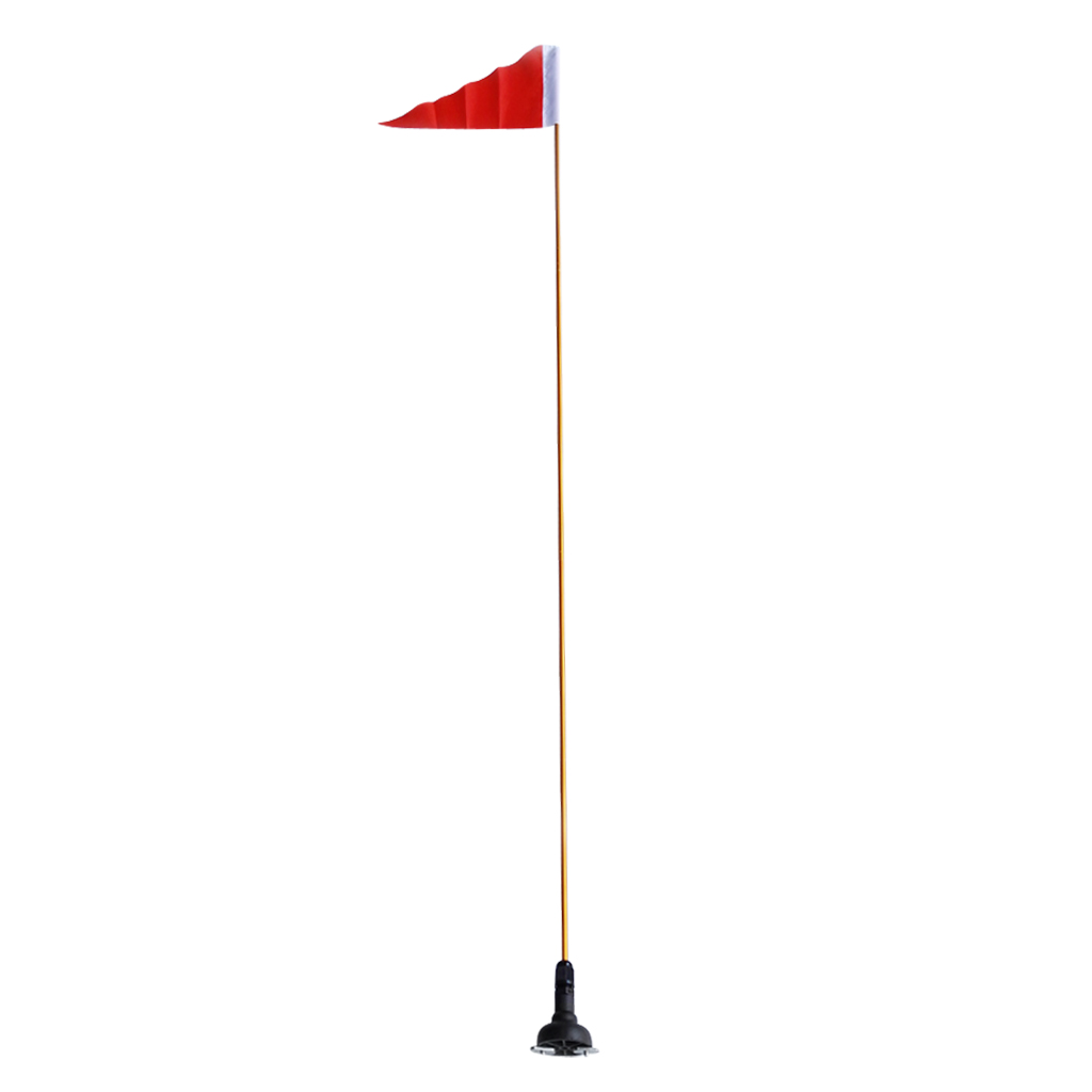 4ft Safety Flag with Rail Mounting Bracket for Marine Boat Kayak Canoe Yacht