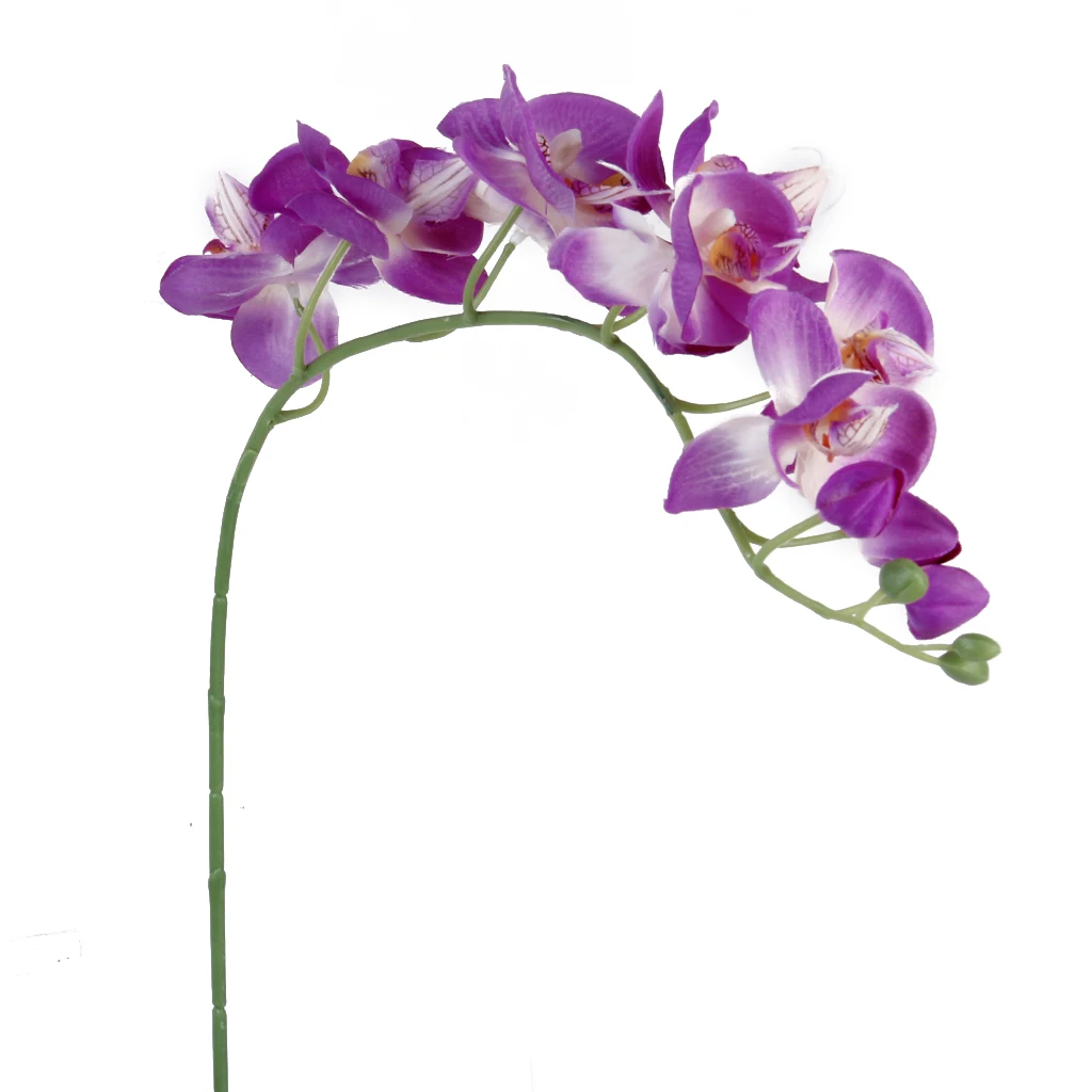 Artificial Butterfly Orchid Flower Plant Home Office Wedding Party Decoration