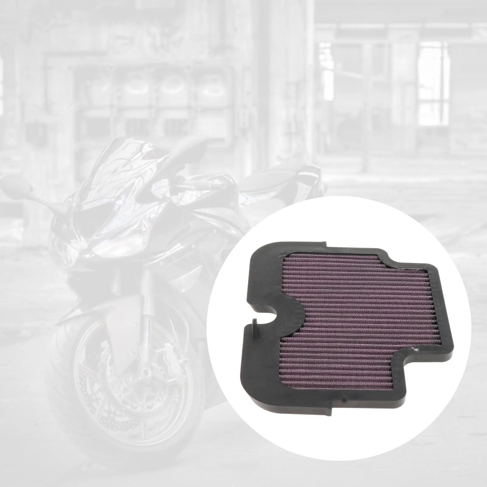 High Performance Air Filter Element Compatible for Kawasaki ER6N 2006-2011 Engine