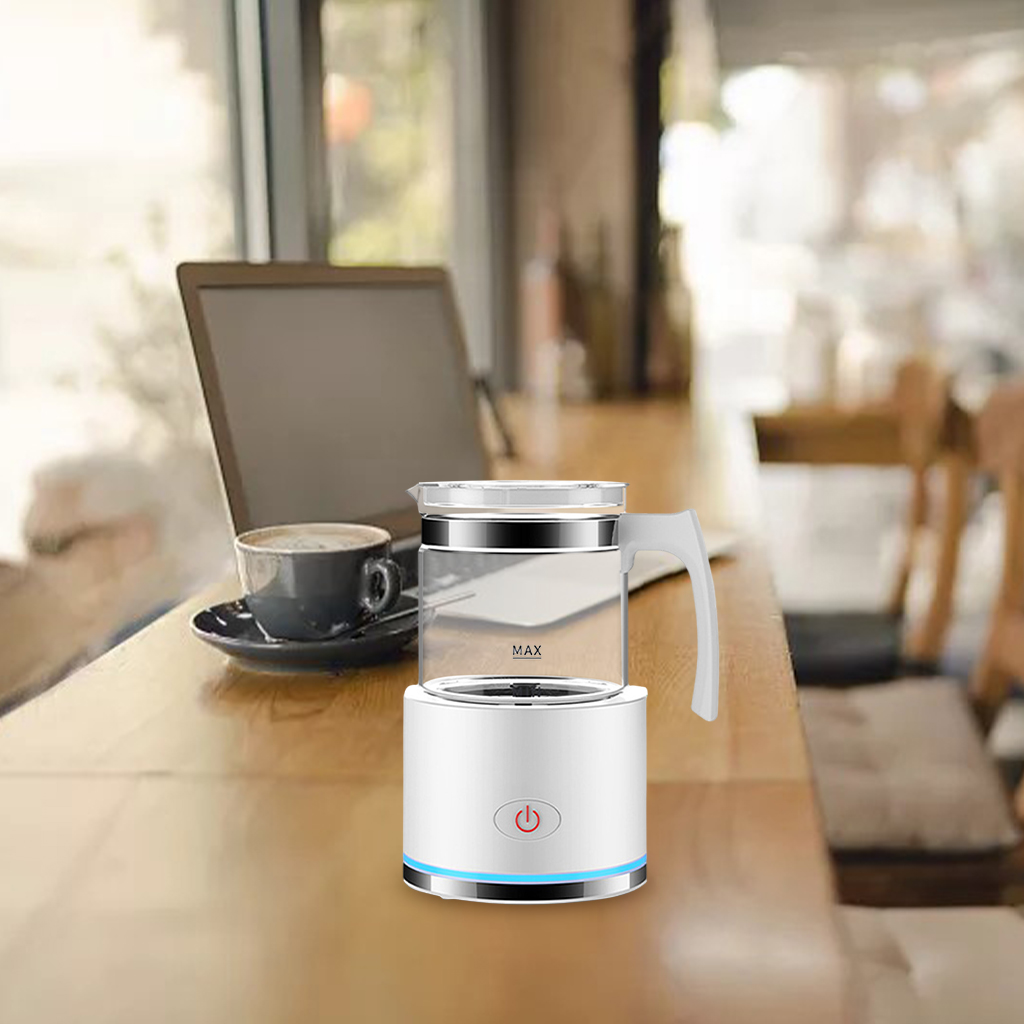 Automatic 450ml Milk Frother Warmer Milk Steamer Coffee Milk Foamer Gifts
