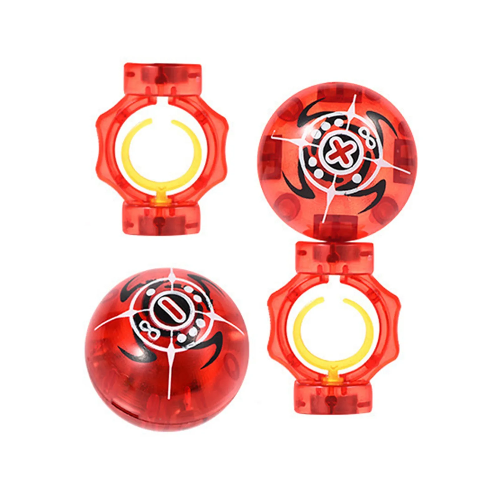 New Toy!Speed MagnetoSpheres Magnetic Flashing Ball Spinner Stress Reducer Red 