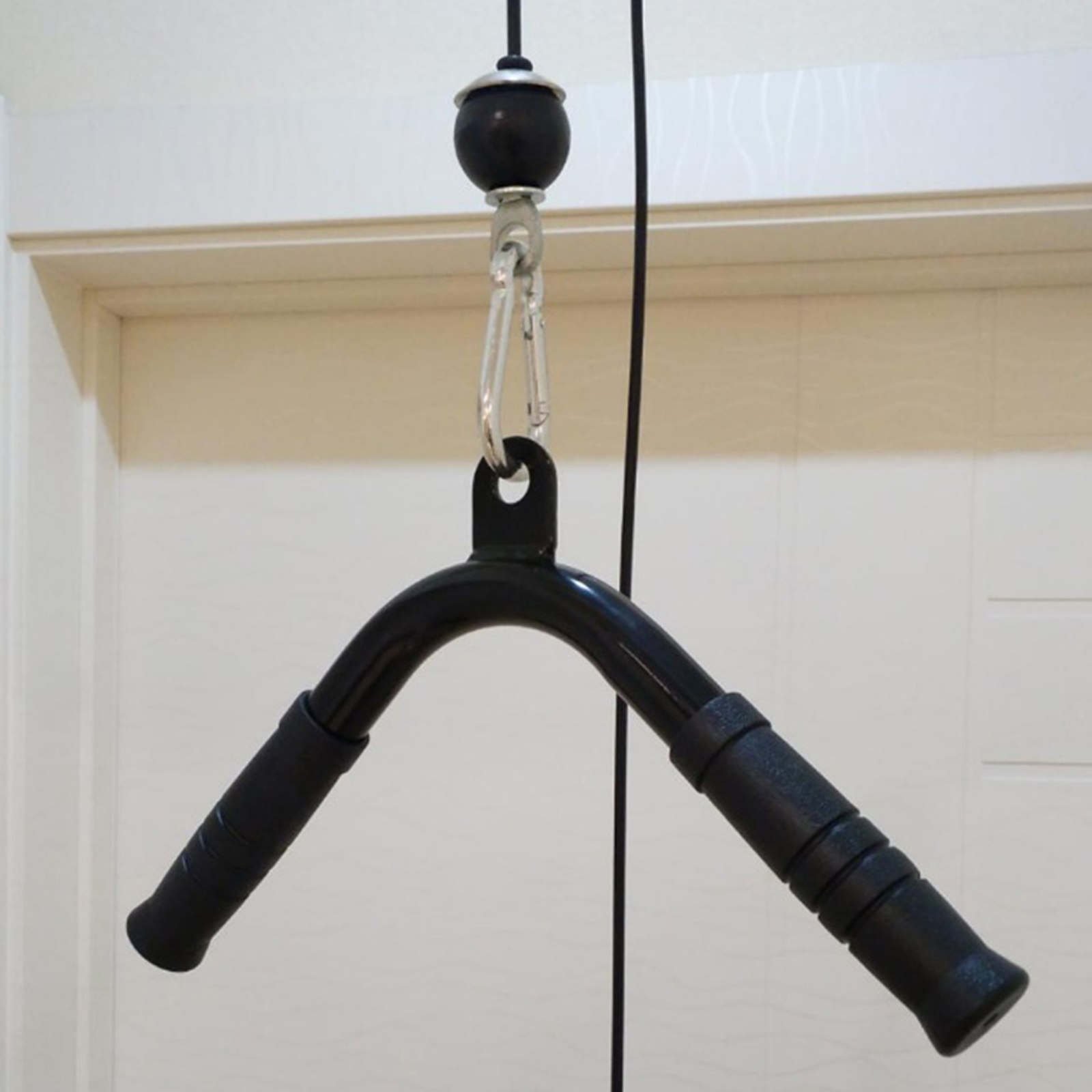 2.3m Lifting Load Adjustable Heavy Duty Steel Fitness DIY Pulley Cable Rope Machine Attachment System Arm Biceps Triceps Train