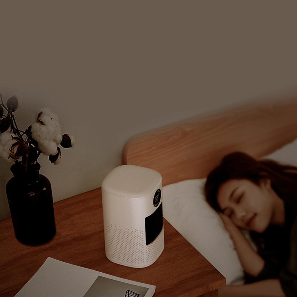 Personal Space Heater Mini Indoor Tip Over Protection Desk Heater for Bedroom Quiet