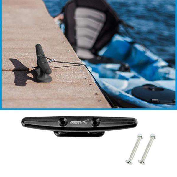 152mm Yacht Kayak Marine Cleat Boat Anchor Line Tie Down Cleat With Screws