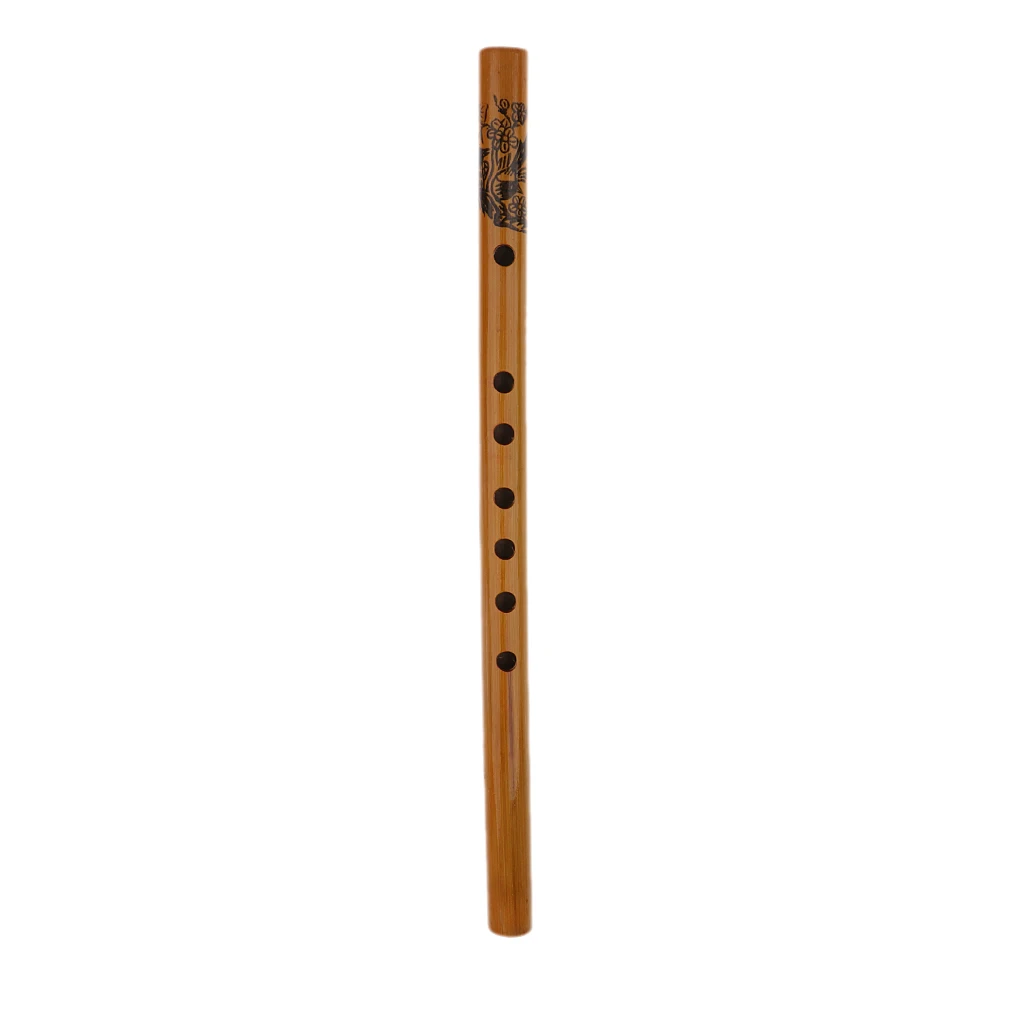 Professional Traditional Bamboo Flute Xiao Dizi Handicraft Gift for Friends Students Family 33cm