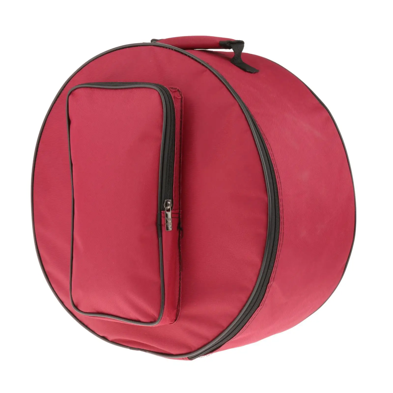 Snare Drum Bag Backpack Case Storage Bag with Shoulder Strap Outside Pockets Instrument Parts